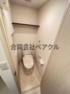 【トイレ】 | プレサンス京都五条天使突抜 | コンパクトで使いやすいトイレです