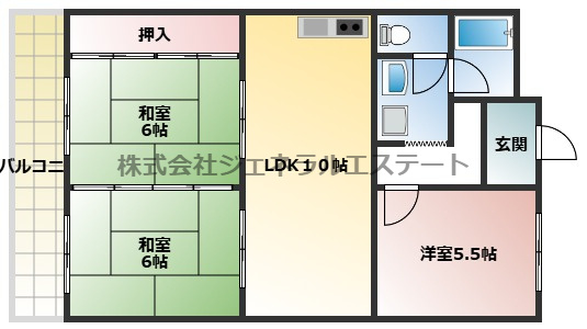 【間取り】 | 奥野マンション
