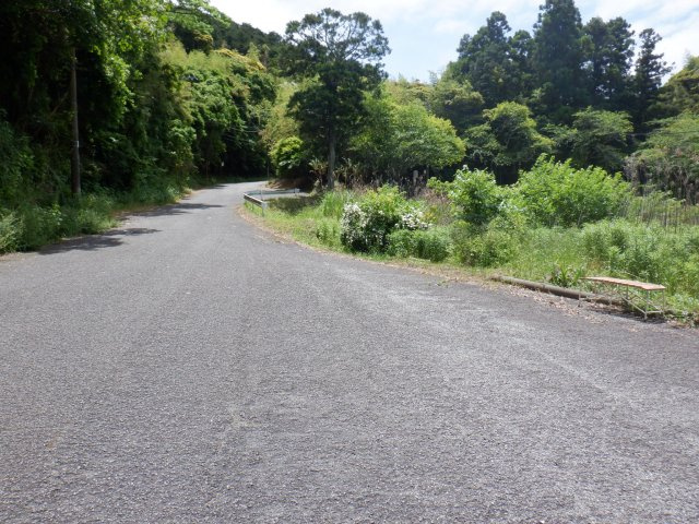 出野尾土地の前面道路含む現地写真