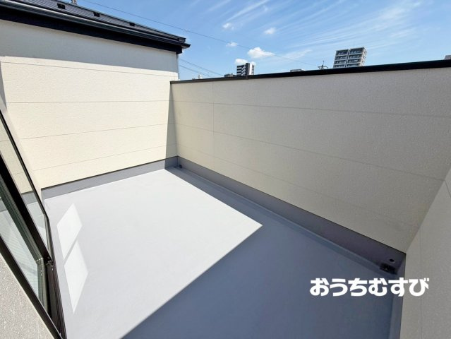 北区八代町1期(全2棟)のバルコニー