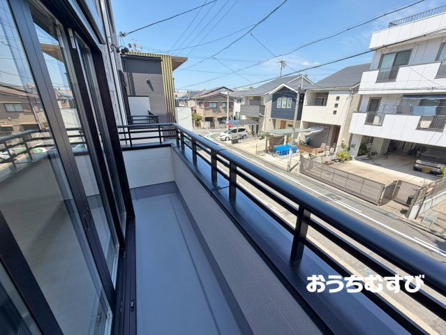 北区八代町1期(全2棟)のバルコニー