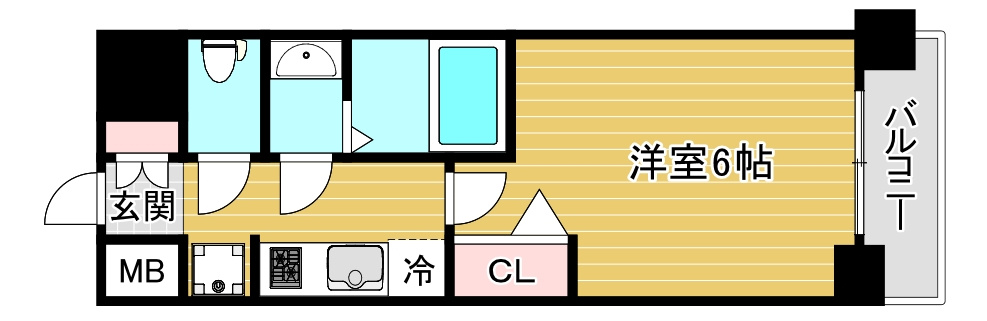 プレサンス大正フレンジの間取り