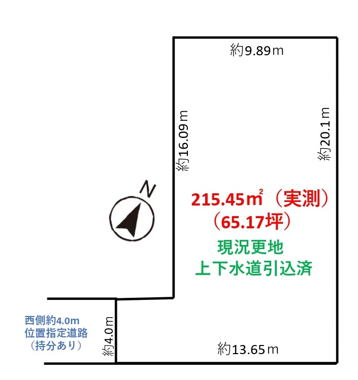 土地 狭山市富士見1丁目