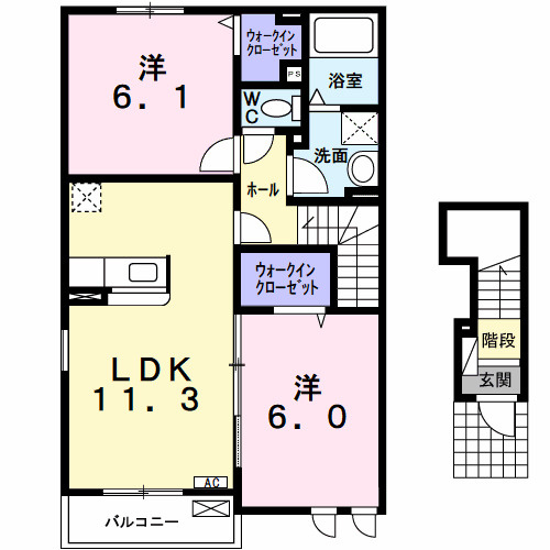 ＡＫハイムの間取り