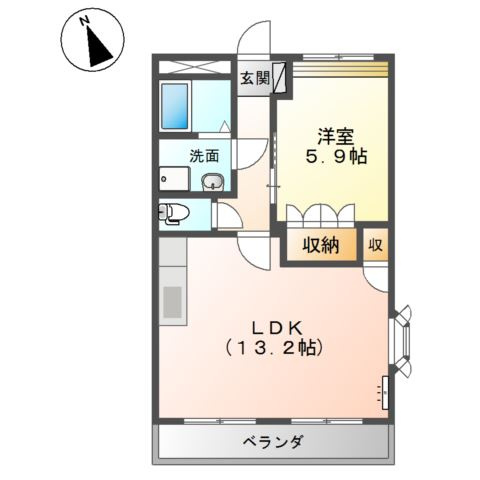 クオリティーヒルズの間取り
