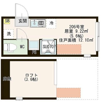 Edificio小竹向原（エディフィッシオ）の間取り
