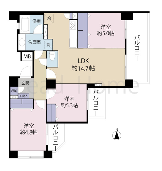 【間取り】 | クレッセント用賀