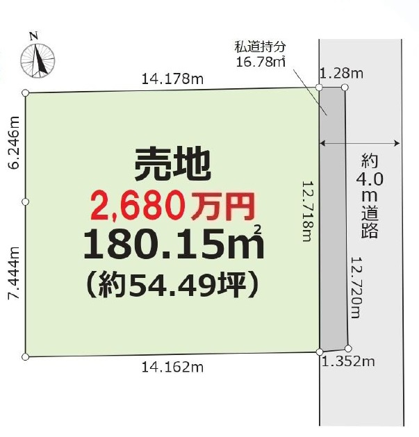 土地 川越市神明町