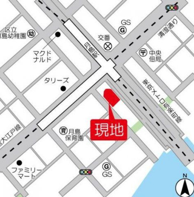 【地図】 | アーバンライフ月島駅前ウエスト