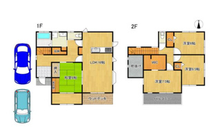 【間取り】 | 熊本県菊池郡大津町美咲野2丁目
