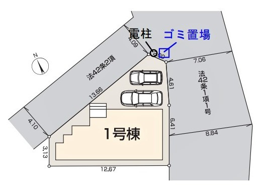 新座市石神3丁目第5　全1棟　1号棟