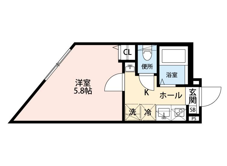 グランクオール綾瀬グレイスの間取り