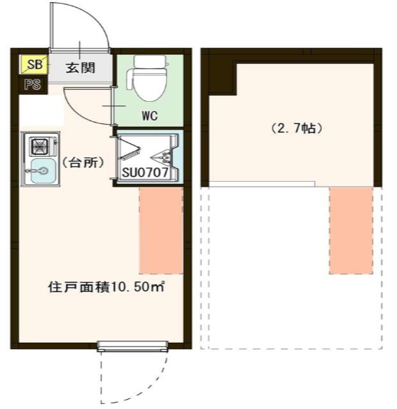 ハーモニーテラス大山Ⅱの間取り