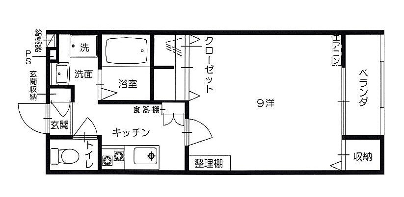 コーポ・セラの間取り|コーポ・セラ204　　 