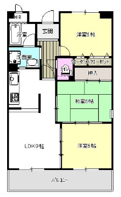 ノースコートの間取り