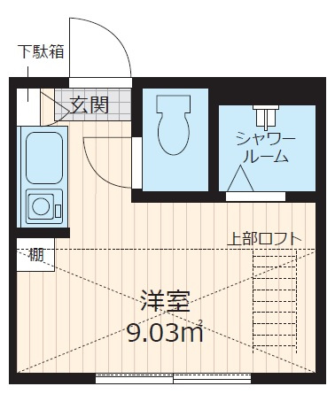 アヴァンティ高田馬場の間取り