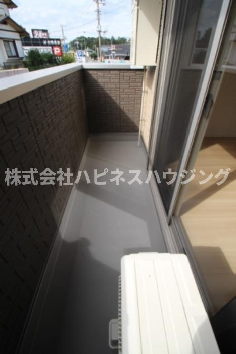 ヴェルデ大島田のバルコニー