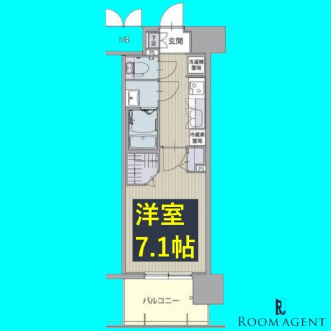 パルティール高畑アネックスの間取り