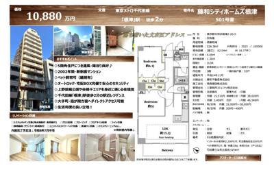 【その他】 | 藤和シティホームズ根津　仲介手数料無料＋50万円現金プレゼント中