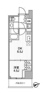 【間取り】 | ディームス蔵前Residence【旧：nido蔵前Residence】