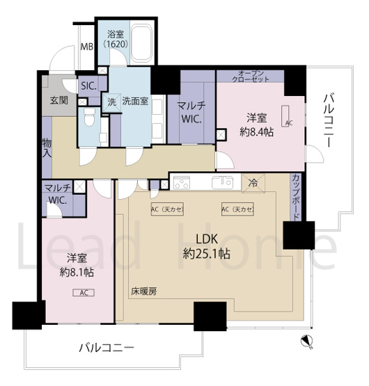 【間取り】 | ザ・パークハウス三田ガーデン
