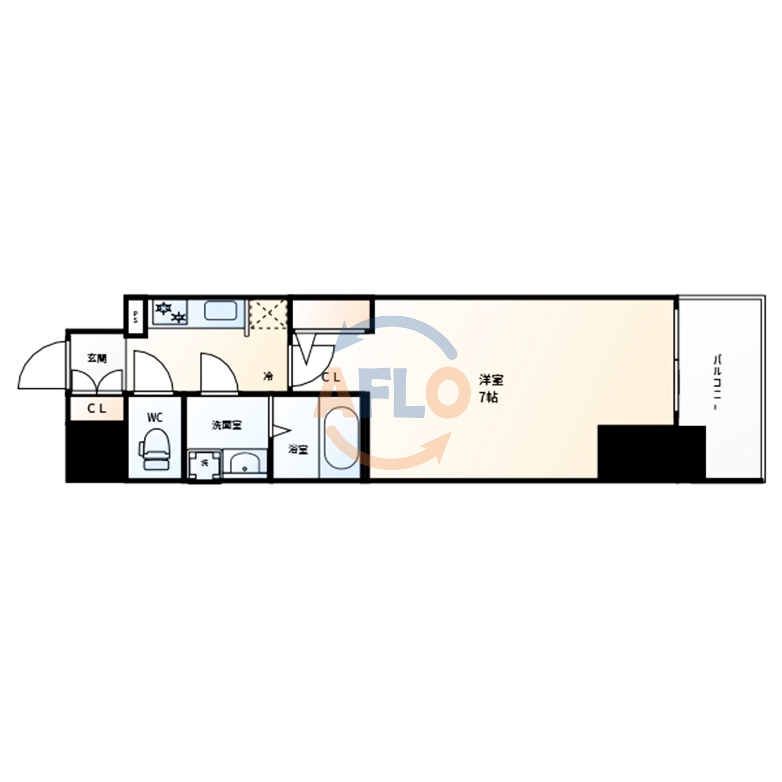 S-RESIDENCE堺筋本町Deuxの間取り|S-RESIDENCE堺筋本町Deux　間取り