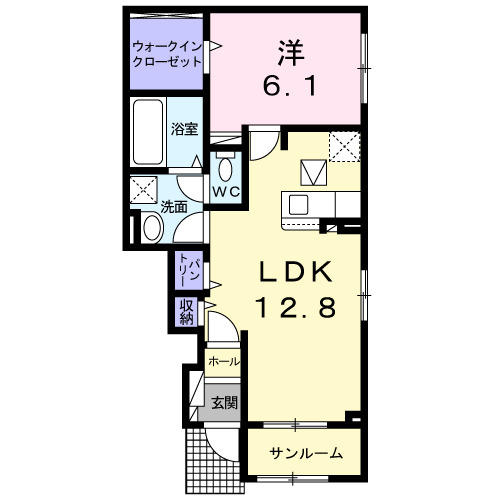 【間取り】 | ラヴィボヌール如是Ⅱ