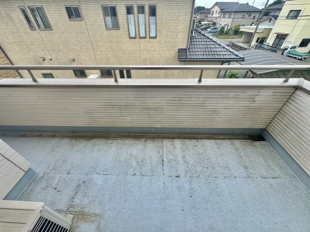 【オール電化】結城市小田林中古戸建(旭化成ホームズ)注文住宅のバルコニー