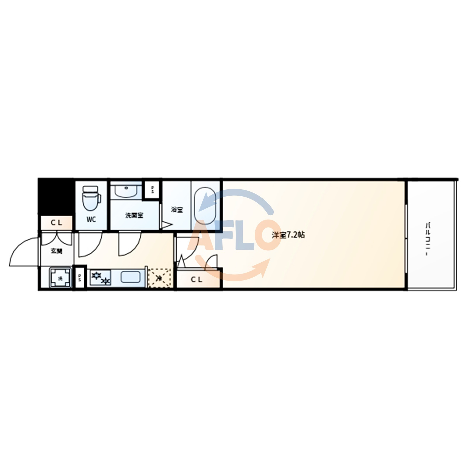 S-RESIDENCE堺筋本町Deuxの間取り|S-RESIDENCE堺筋本町Deux　間取り