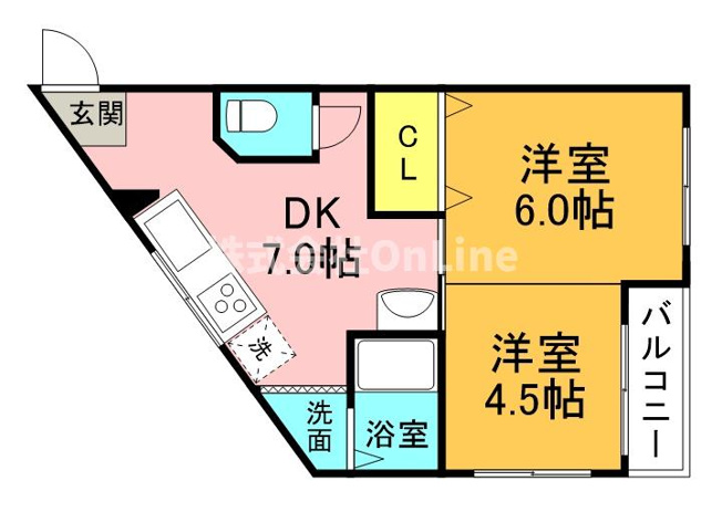 【間取り】 | 本町ビル