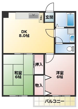 【間取り】 | コンフェリア秦