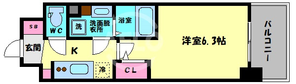 アドバンス天王寺南パキラの間取り|アドバンス天王寺南パキラ　間取り