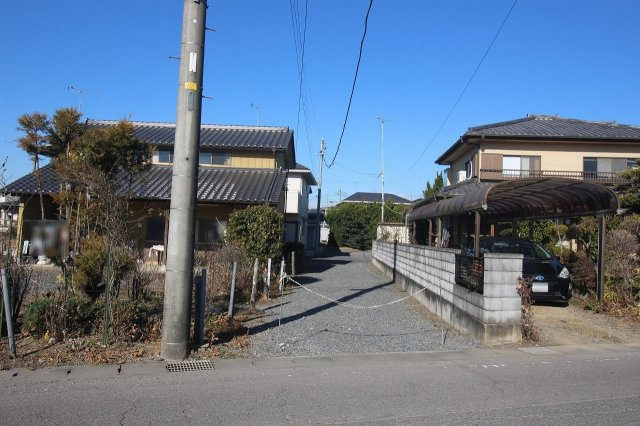 壬生町元町|南東側道路より（2021年12月撮影）