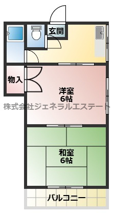 【間取り】 | ハイツSK