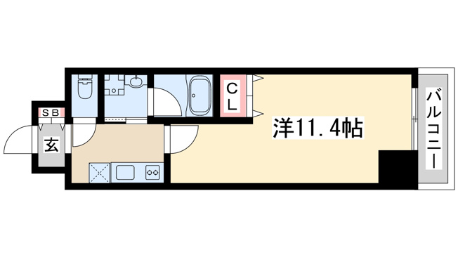 【間取り】 | ルーエ江坂