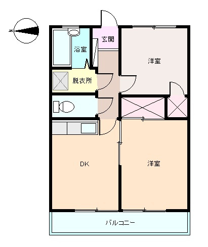 S0181R　ピニエール下田の間取り