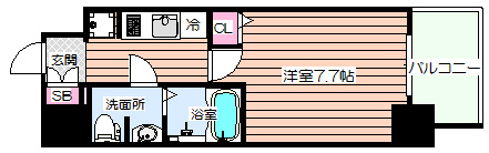 【間取り】 | レオンヴァリエ福島野田