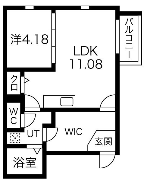 ilusion黒川の間取り