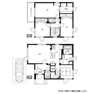 【間取り】 | 平岸1条12丁目貸家