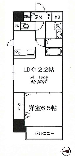コルテ浅草寿の間取り