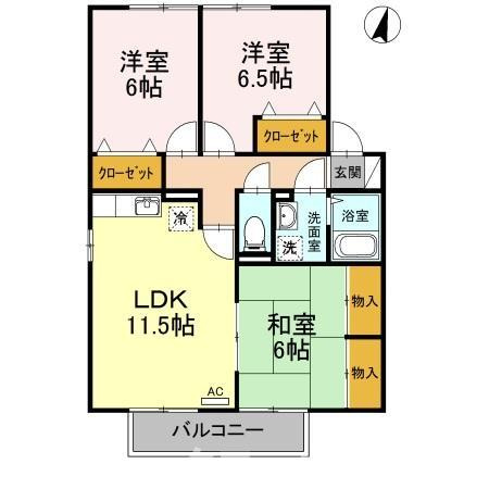 コーヨーハイツの間取り