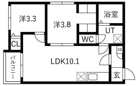 ilusion桜本町の間取り