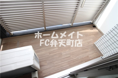 【バルコニー】 | アドバンス大阪ソルテ | お洗濯にも便利なバルコニー付き