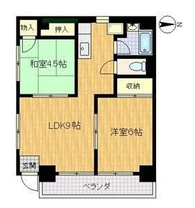 青風ハイツの間取り