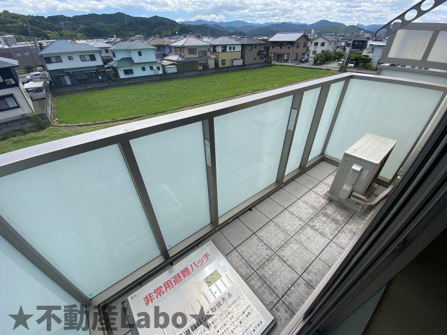 ベレオ名東のバルコニー