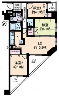 【間取り】 | サンクレイドルレヴィール池袋