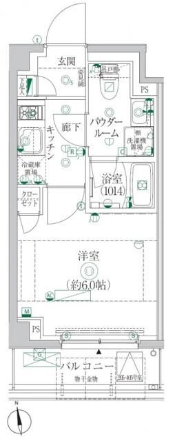 クレイシア横浜ヴェールの間取り