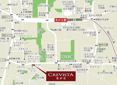 【地図】 | クレヴィスタ光が丘