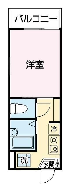 アベニール　トルハの間取り