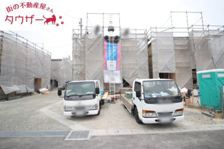 【駐車場】 | 開成小学校・郡山第一中学校区　GRADLE GAEDEN 郡山市大槻町　第３８　全９棟　４号棟 | 駐車スペース３～４台可能です！　外水道もついていますので洗車に便利です♪